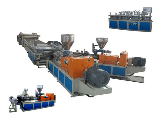 915mm 1220mm Muurcomité WPC van het Raadsmachine/Venster Profiel die Machine 55kw, 37 KW maken