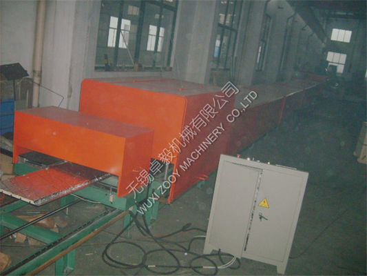 OF muur/Plafondpu Sandwichcomité Machineproductielijn met Aluminiumfolie het Onder ogen zien