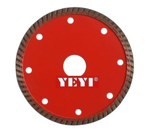 105mm Bladen Gesinterd Turbotype van de Diamantzaag voor Op zwaar werk berekend Scherp Graniet