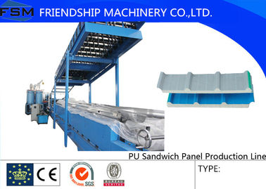 Onophoudelijk Automatische Pu-Sandwichcomité Productielijn Twee Tanks