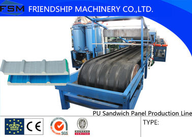 Onophoudelijk Automatische Pu-Sandwichcomité Productielijn Twee Tanks