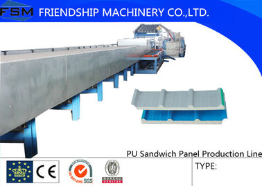 Onophoudelijk Automatische Pu-Sandwichcomité Productielijn Twee Tanks
