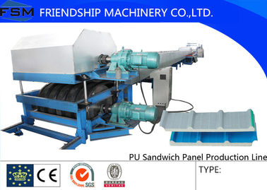 Onophoudelijk Automatische Pu-Sandwichcomité Productielijn Twee Tanks