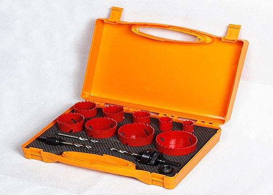 2 om metaal te snijden“ zag het Boorgat/Bimetaalgatenzaag Vastgestelde M3/M42 met Plastic Geval