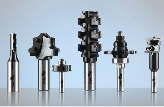 CNC Routerbeetjes, van het micro-Korrel de Routerbeetjes Wolframcarbide met Vervangbare Messen voor Houtbewerking
