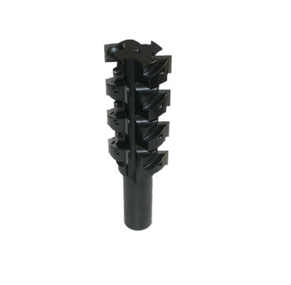 CNC de Routerbeetjes bewegen Recht Beetje met Omkeerbare Messen 20mm steel spiraalsgewijs