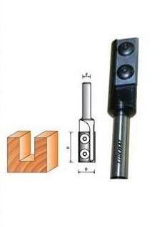 Micro graan wolfraamcarbide CNC Router Bits met veranderlijk messen voor duimstok Rabbeting