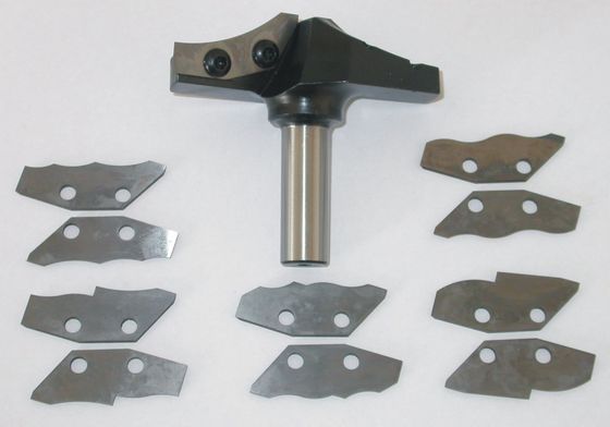 CNC Routerbeetjes met Veranderlijke Messen, 1/2 steel Zwarte Kleur