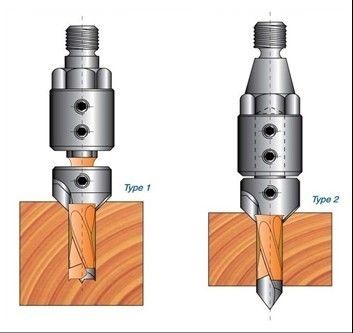 Aangepaste OEM Brad punt, V punt TCT Countersink scharen