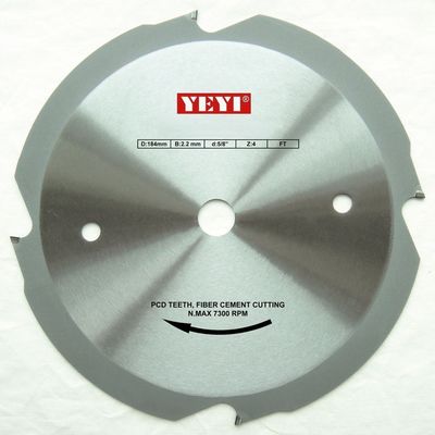 Industrieel Gebruik 184mm de Zaagblad van x 4T PCD/de Zaagblad van het Vezelcement